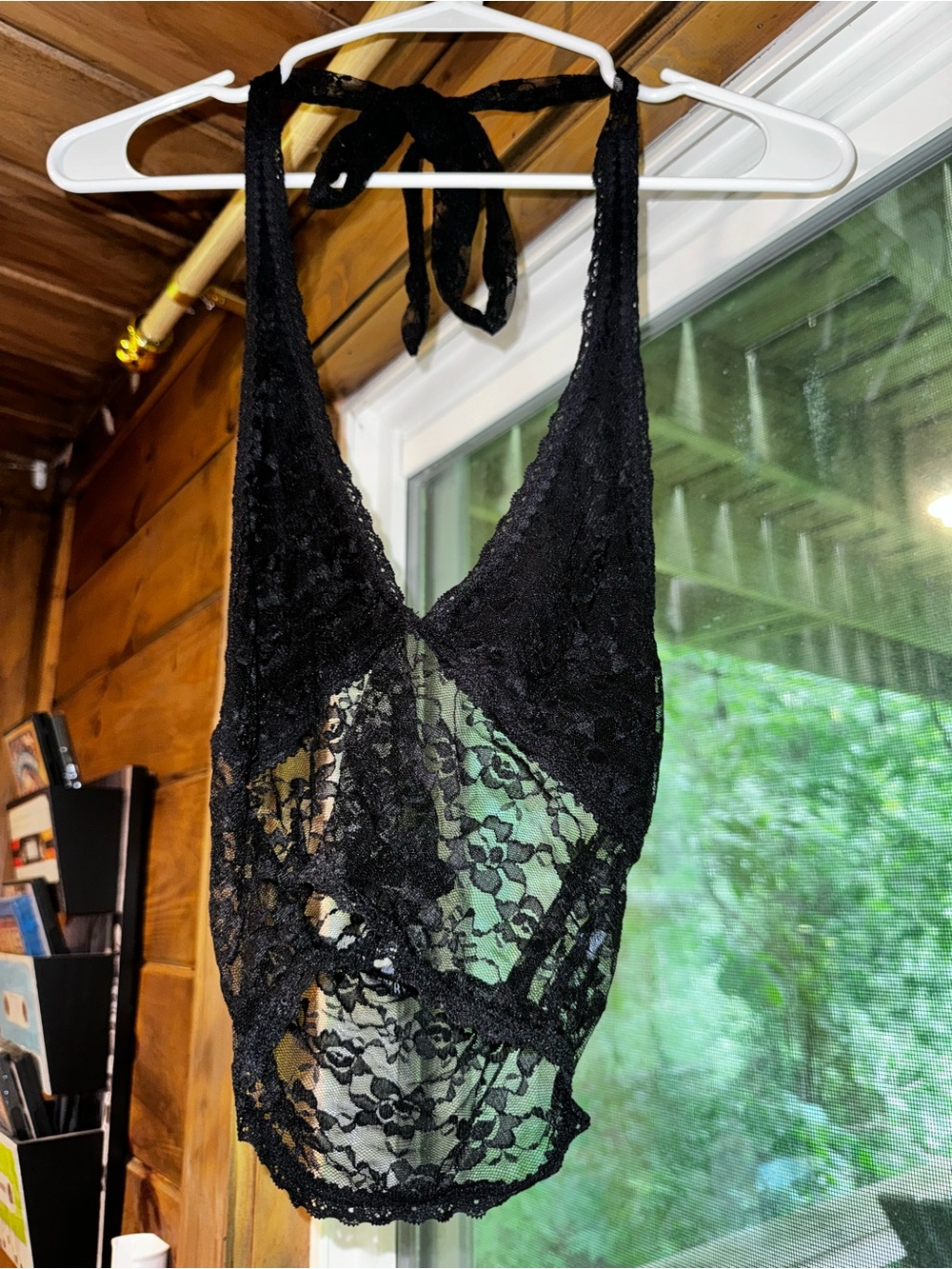 Dolls Kill “Tales of Fantasy” Black Lace Halter Tank Top